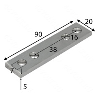 Перемычка 230ah EVE 2 ячейки